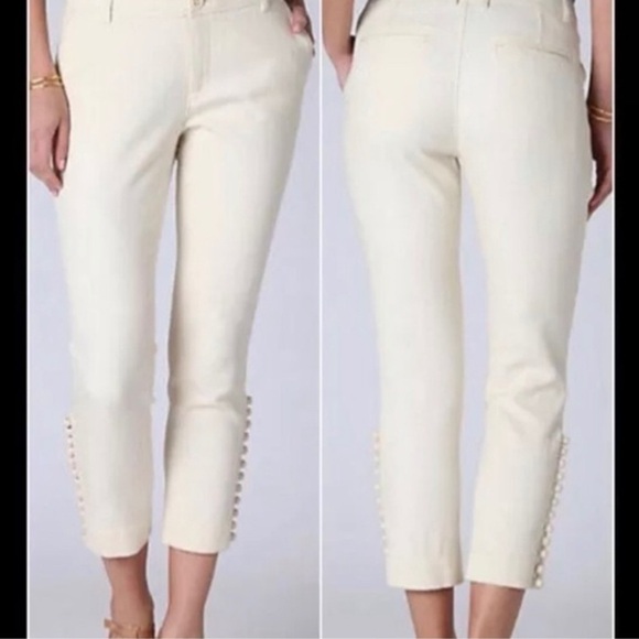 Daughters of the Liberation size 6 Ivory Pants - Picture 2 of 8